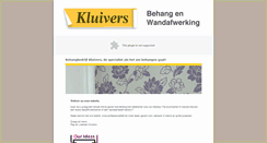 Desktop Screenshot of kluiversbehang.nl
